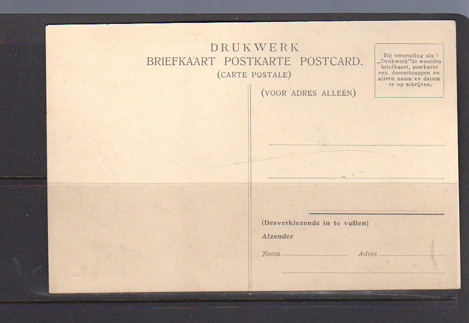 Netherlands Indies BANDA-NEIRA Chinese Camp Scarce Card +/- 1910 (ni10-32) - Indonesia