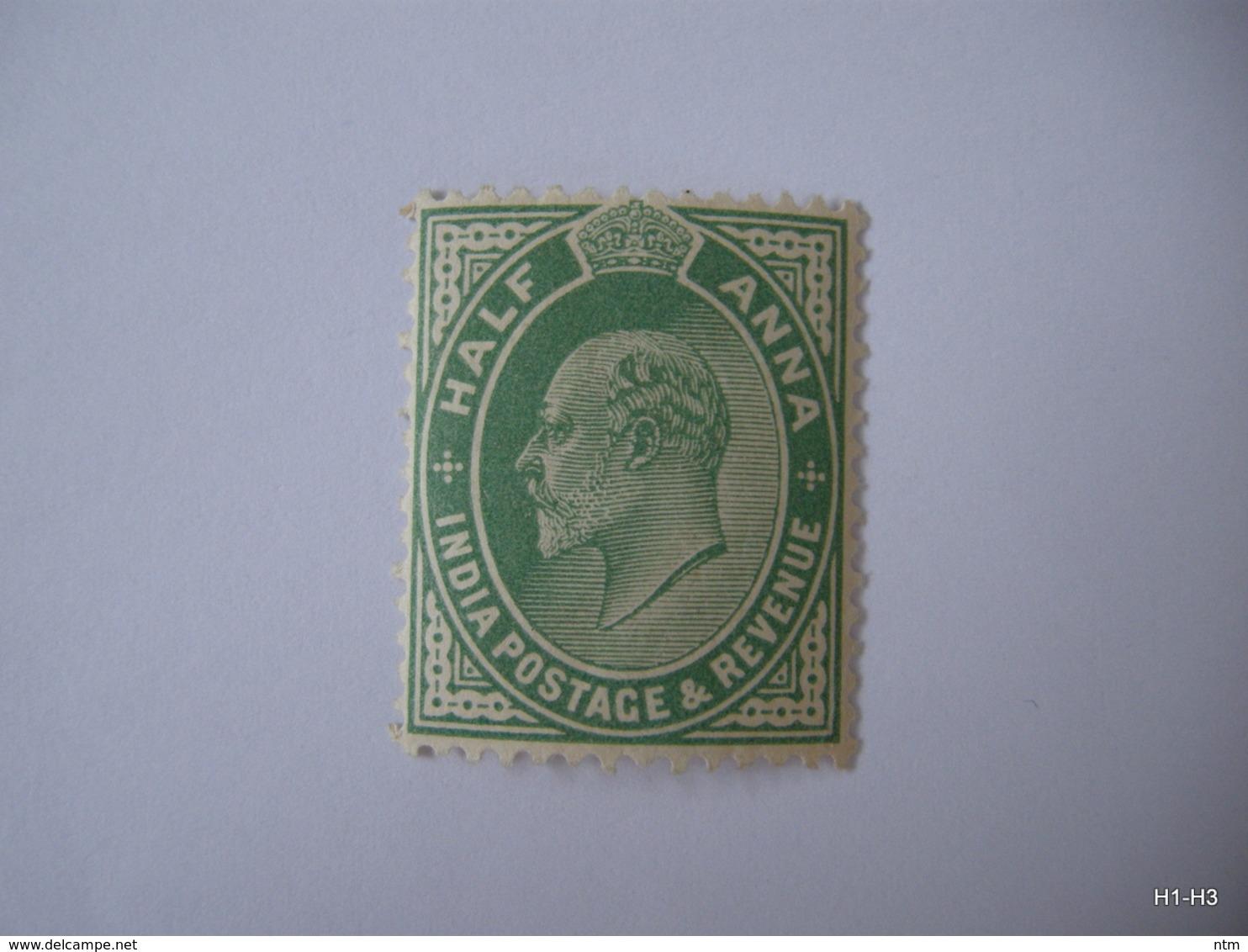 INDIA 1906. King Edward VII. INDIA POSTAGE REVENUE Half Anna, 1/2 A. SG 149 MH - 1902-11 King Edward VII