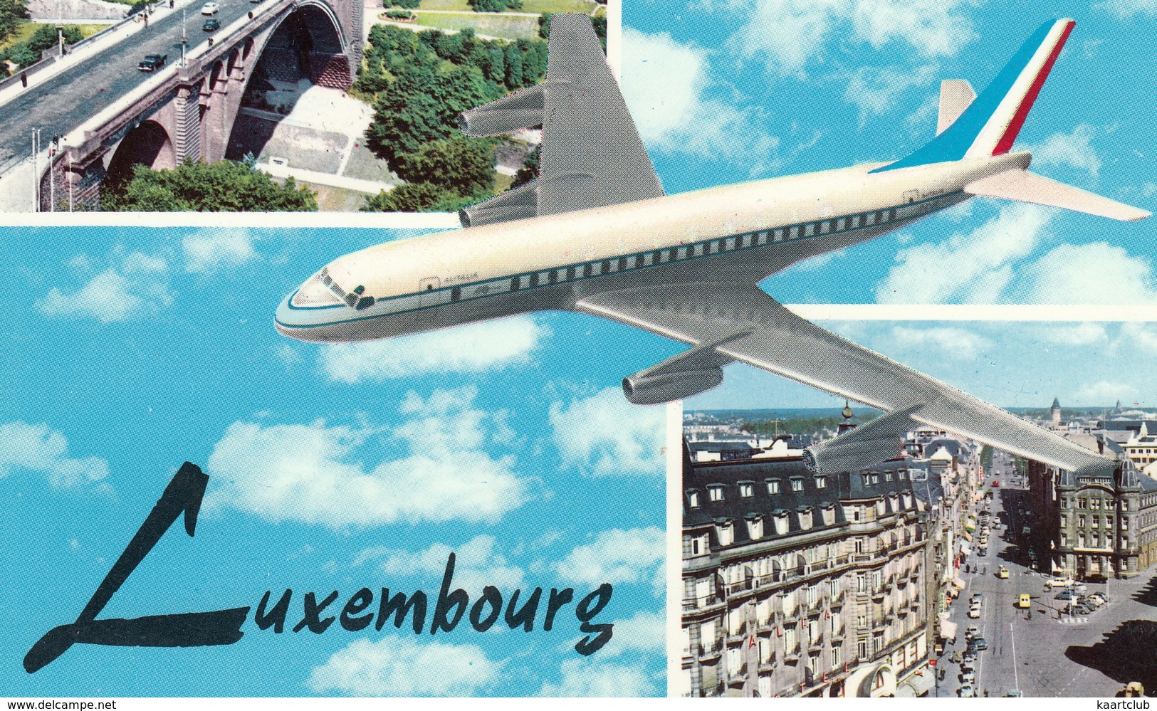 Luxembourg: DC8  'ALITALIA' AIRLINE  - AVION / AIRPLANE / VLIEGTUIG - (Luxembourg) - Luxemburg - Stadt