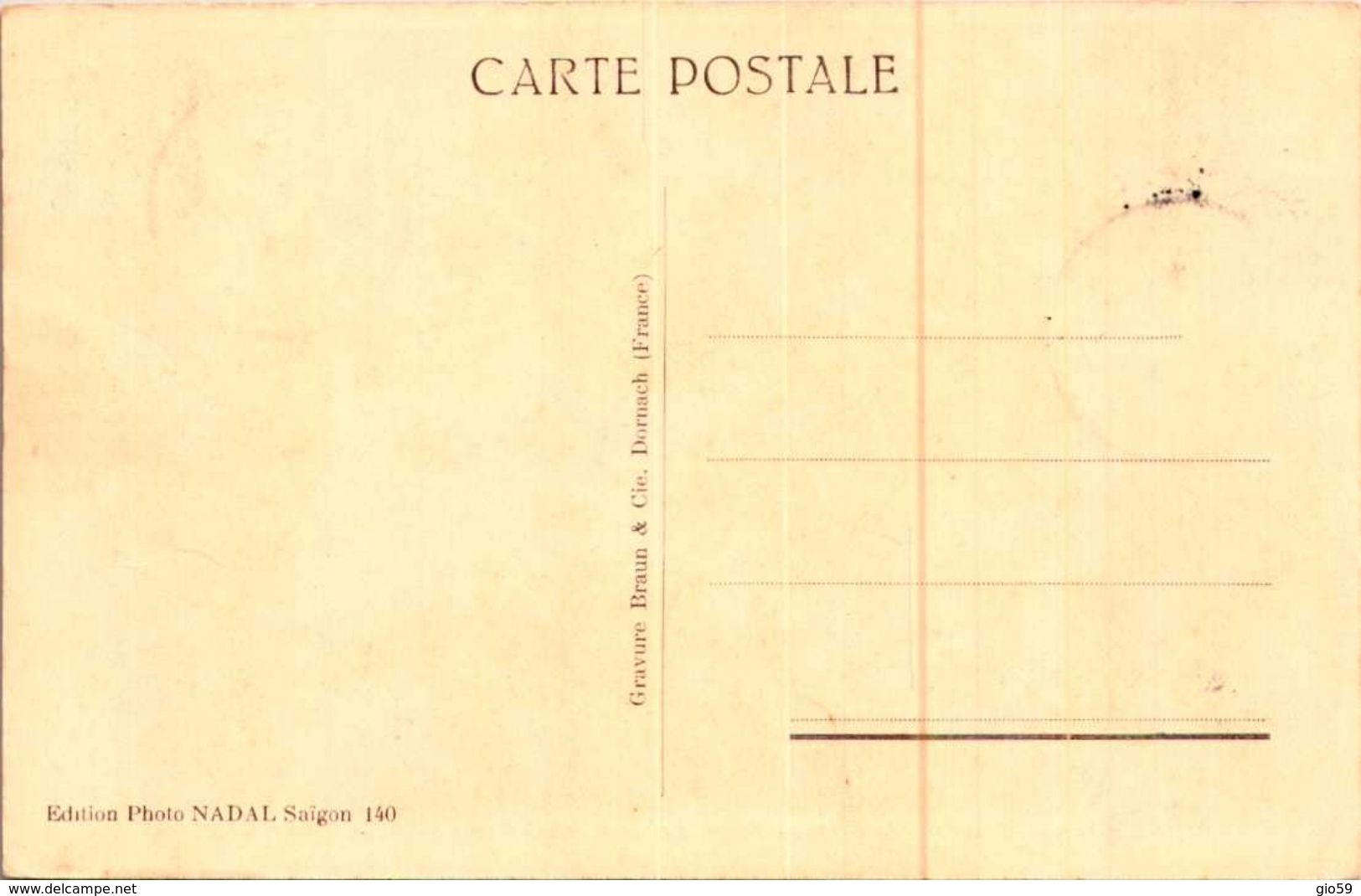 INDO  CHINE / /INDOCHINE /  RUINES  D'ANGKOR /CARTE POSTALE 2 TIMBRES /  NON ECRITE / TBE  /LOT A89 - Camboya