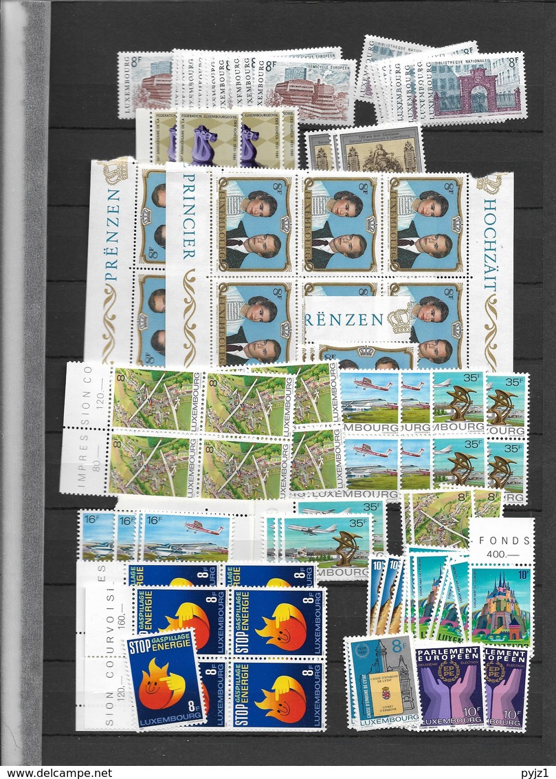 Luxemburg MNH Wholesale (5 Scans) - Collections (sans Albums)