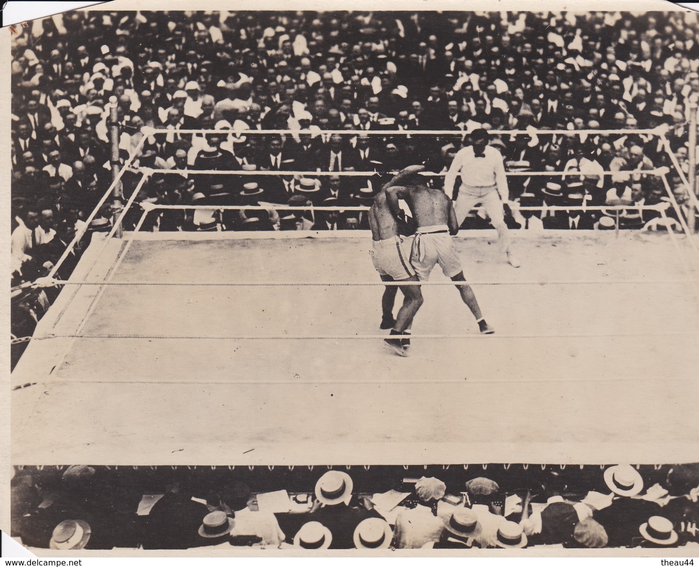 BOXE - Cliché Du Combat Du Championnat Du Monde "Georges CARPENTIER - Jack DEMPSEY"en 1921 à JERSEY-CITY - Voir Descript - Boxe