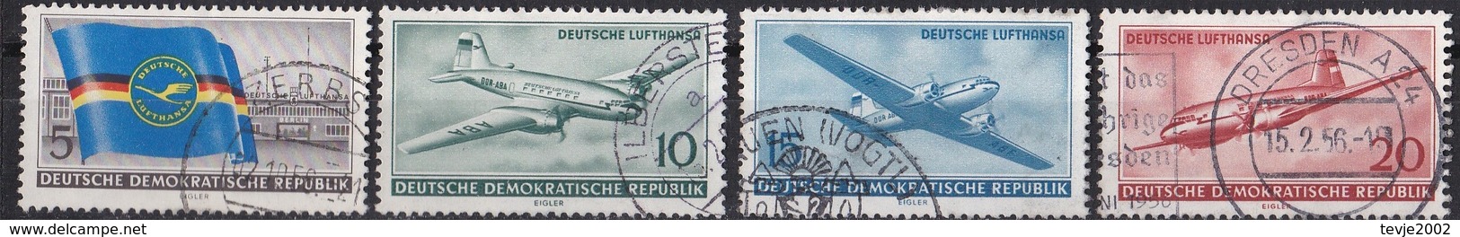 Rie_ DDR -  Mi.Nr. 512 - 515 -  Gestempelt Used - Gebruikt