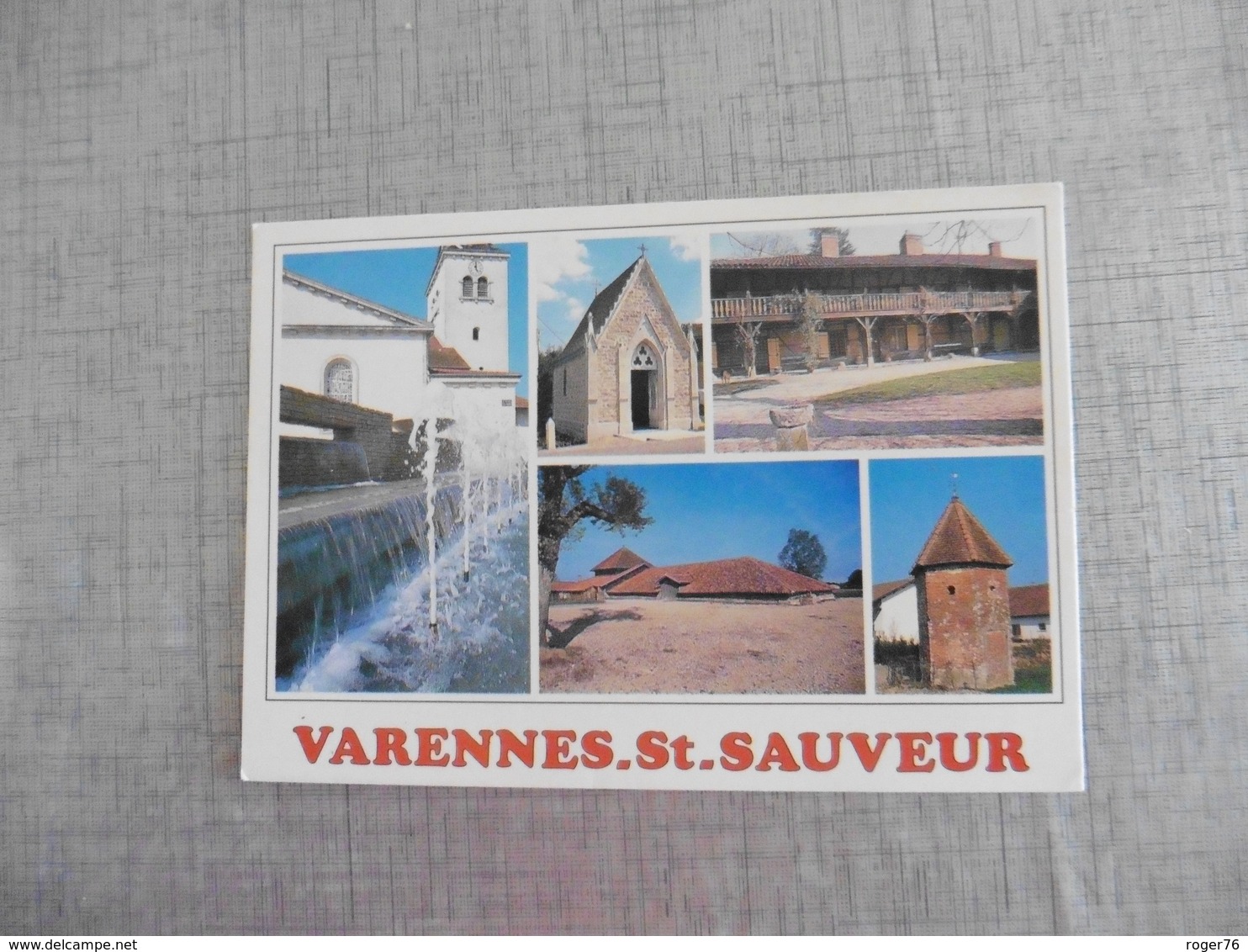 CARTE  POSTALE   DE     VARENNES   ST   SAUVEUR - Autres & Non Classés