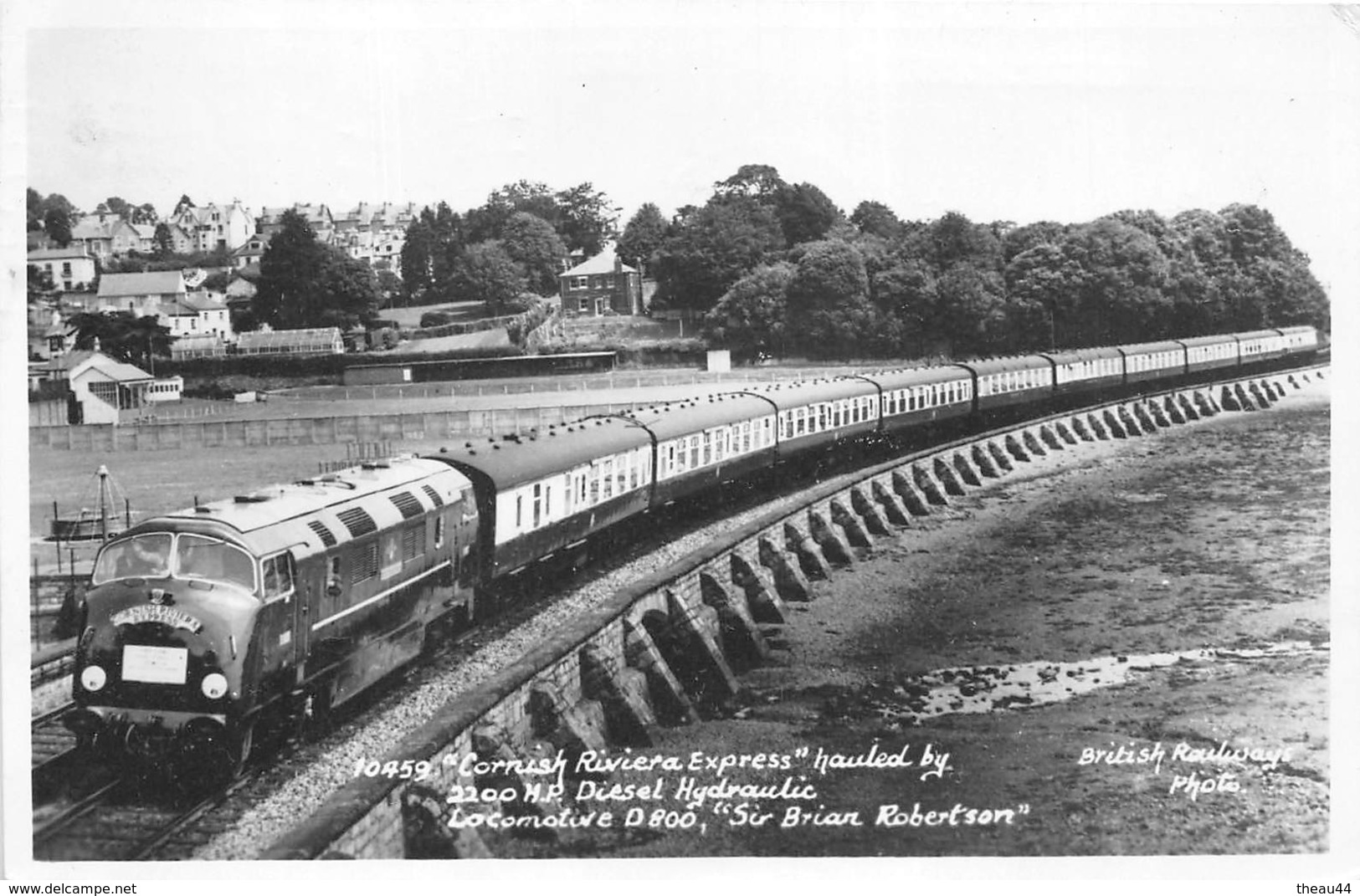 ¤¤   -  Carte-Photo D'un Train Au Royaume-Uni  -  CORNISH RIVIERA EXPRESS  -  Locomotive   -  ¤¤ - Treni