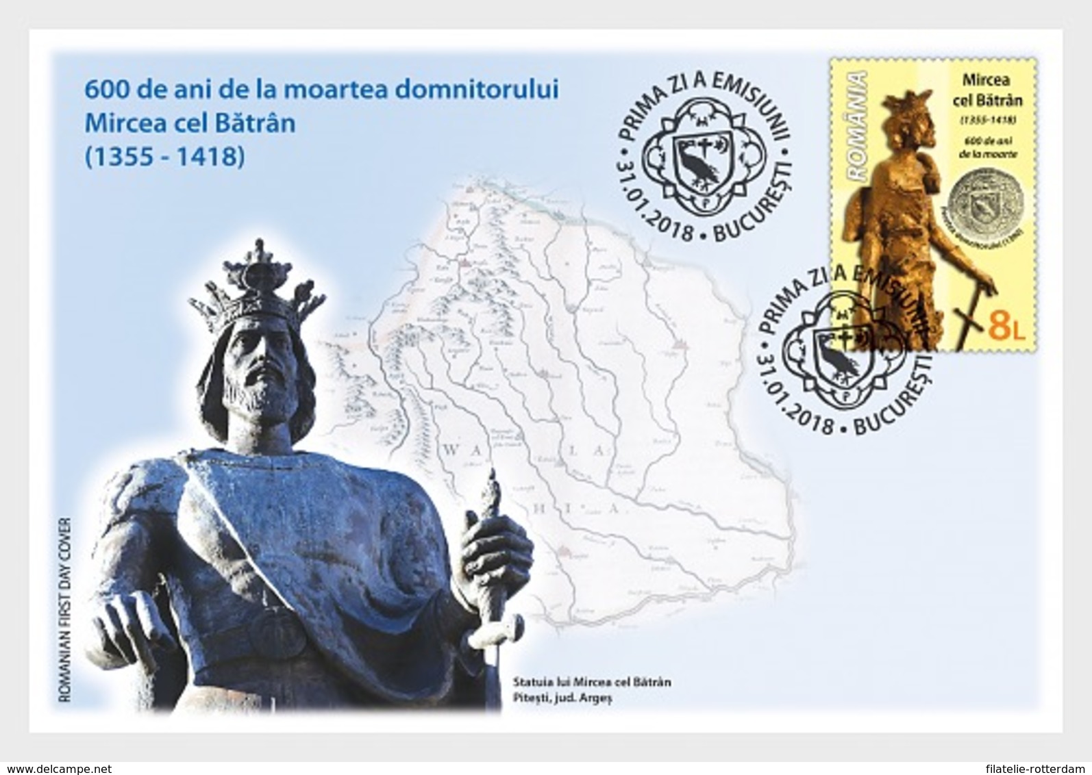 Roemenië / Romania - Postfris / MNH - FDC Micea The Elder 2018 - Neufs