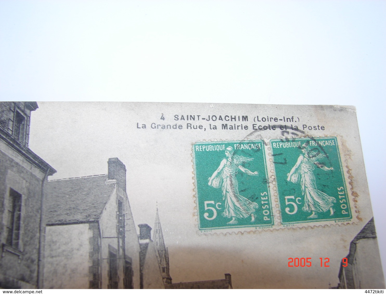 C.P.A.- Saint Joachim (44) - La Grande Rue - La Mairie  - Ecole Et La Poste- 1918 - SUP (AD90) - Saint-Joachim