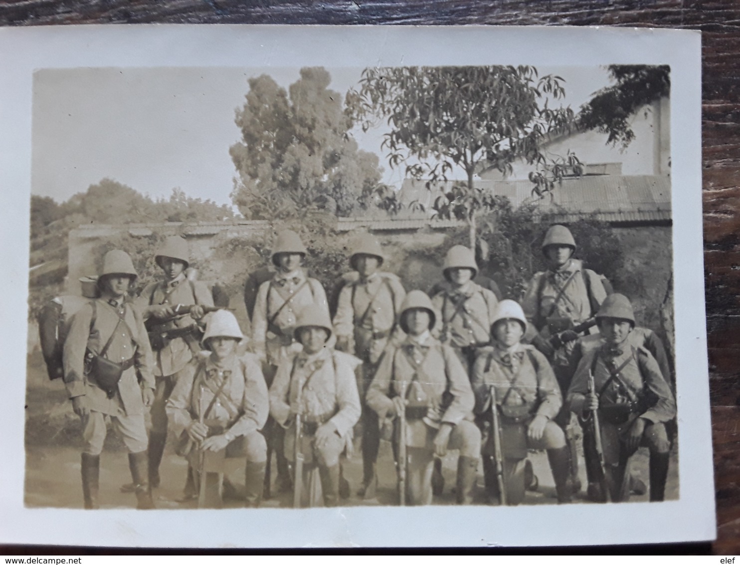 Photo Originale Groupe De Soldats Du 26 E , Infanterie Coloniale ? , Vers 1910 , Bon Etat - Guerre, Militaire