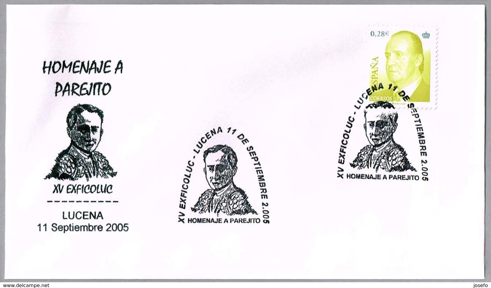 TORERO "PAREJITO" - BULLFIGHTER. Lucena, Cordoba, Andalucia, 2005 - Otros & Sin Clasificación