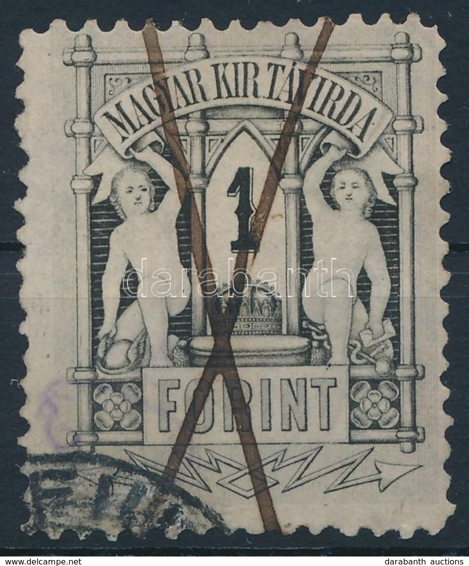 O 1874 Távirda 1Ft,,B' (50.000) - Altri & Non Classificati