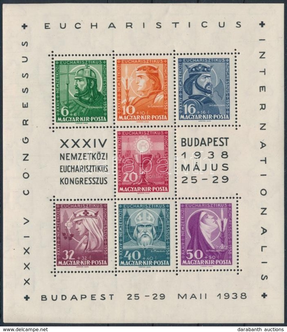 ** 1938 Eucharisztikus Blokk (10.000) - Altri & Non Classificati