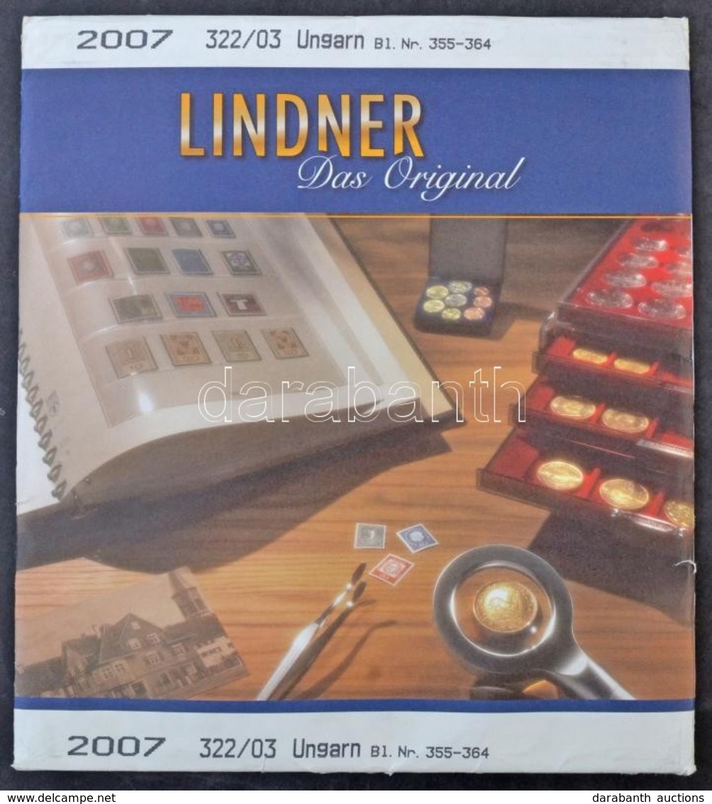 Lindner Magyarország 2007 Albumpótlás 355-364 - Altri & Non Classificati