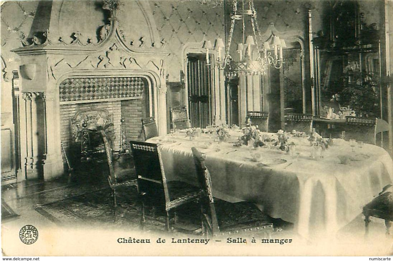 Cpa LANTENAY 21 Château De Lantenay - Salle à Manger - Autres & Non Classés