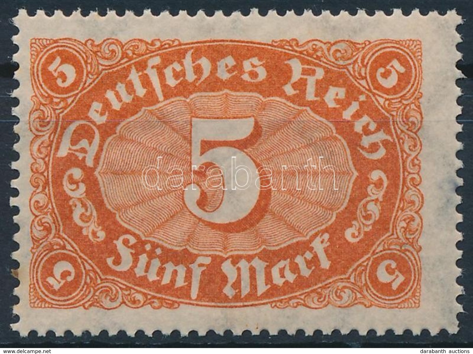 ** 1921 Mi 194 B Signed: Infla Berlin (kis Rozsda / Stain) - Altri & Non Classificati