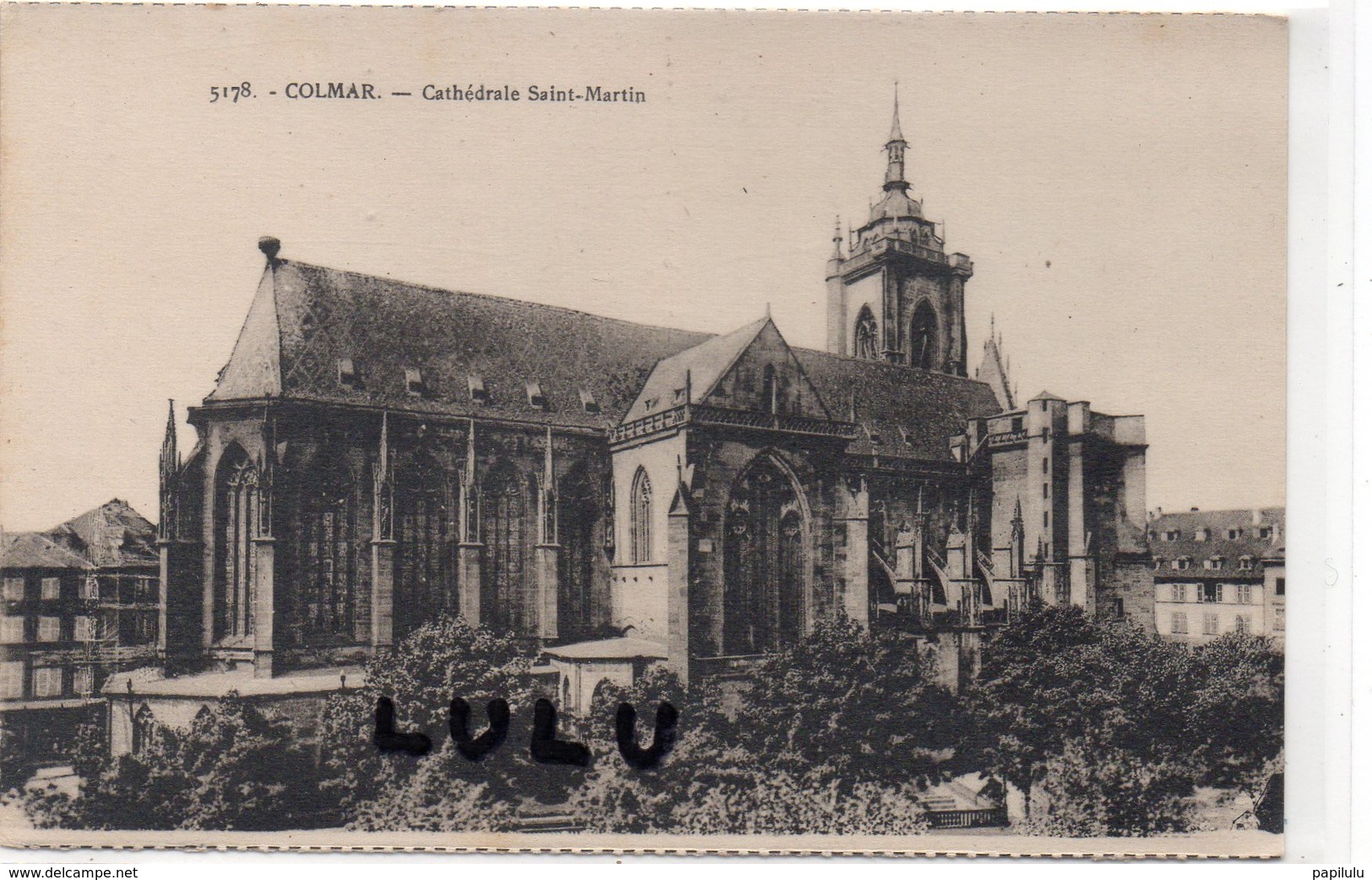 DEPT 68 : édit. La Cigogne N° 5178 : Colmar Cathédrale Saint Martin - Colmar