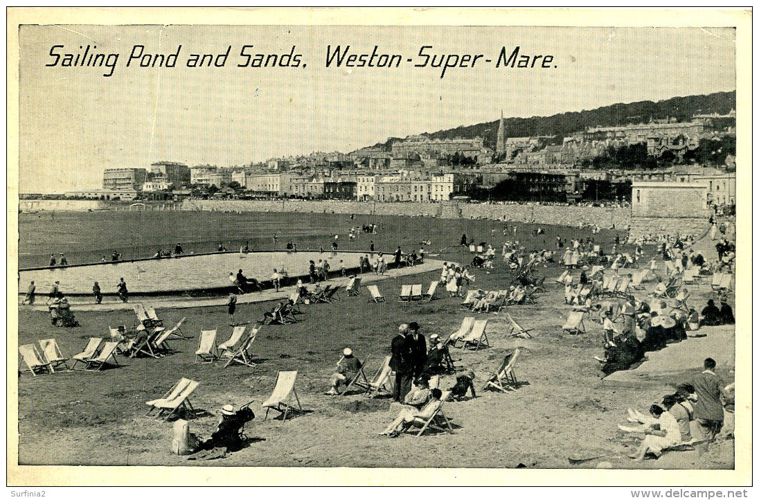 AVON - WESTON SUPER MARE - SAILING POND AND SANDS Av206 - Weston-Super-Mare