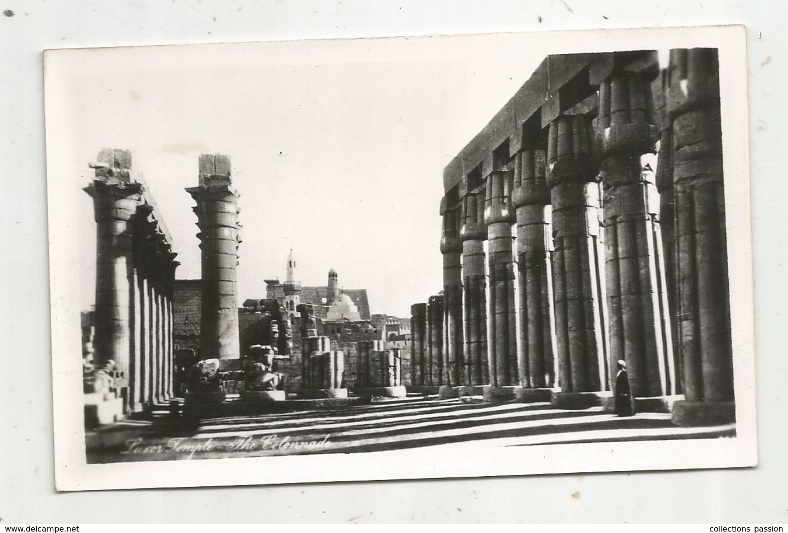 Cp, EGYPTE ,LOUXOR , LUXOR TEMPLE ,vierge , Ed. Lehnert - Louxor