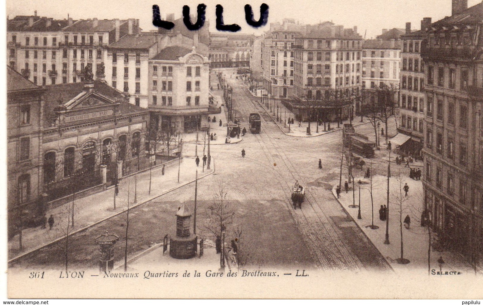 DEPT 69 : édit. L L N° 361 : Lyon Nouveaux Quartiers De La Gare Des Bretteaux - Autres & Non Classés