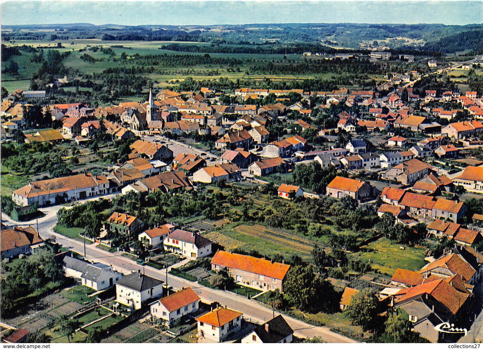 52-CHALINDREY- VUE GENERALE AERIENNE - Chalindrey