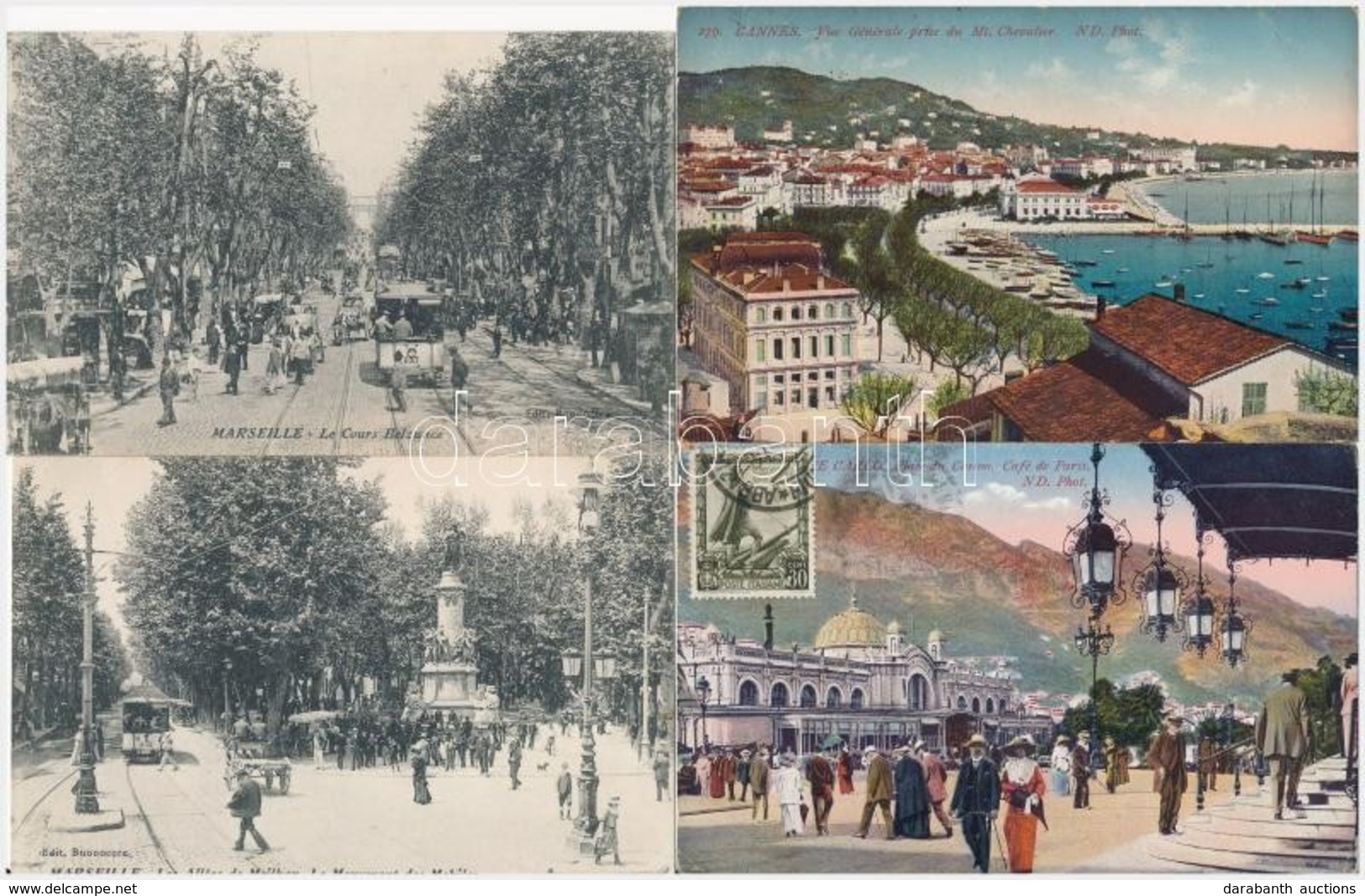 ** * 62 Db RÉGI Francia Városképes Lap, F?leg Használatlanok / 62 Pre-1945 French Town-view Postcards, Mostly Unused - Non Classificati