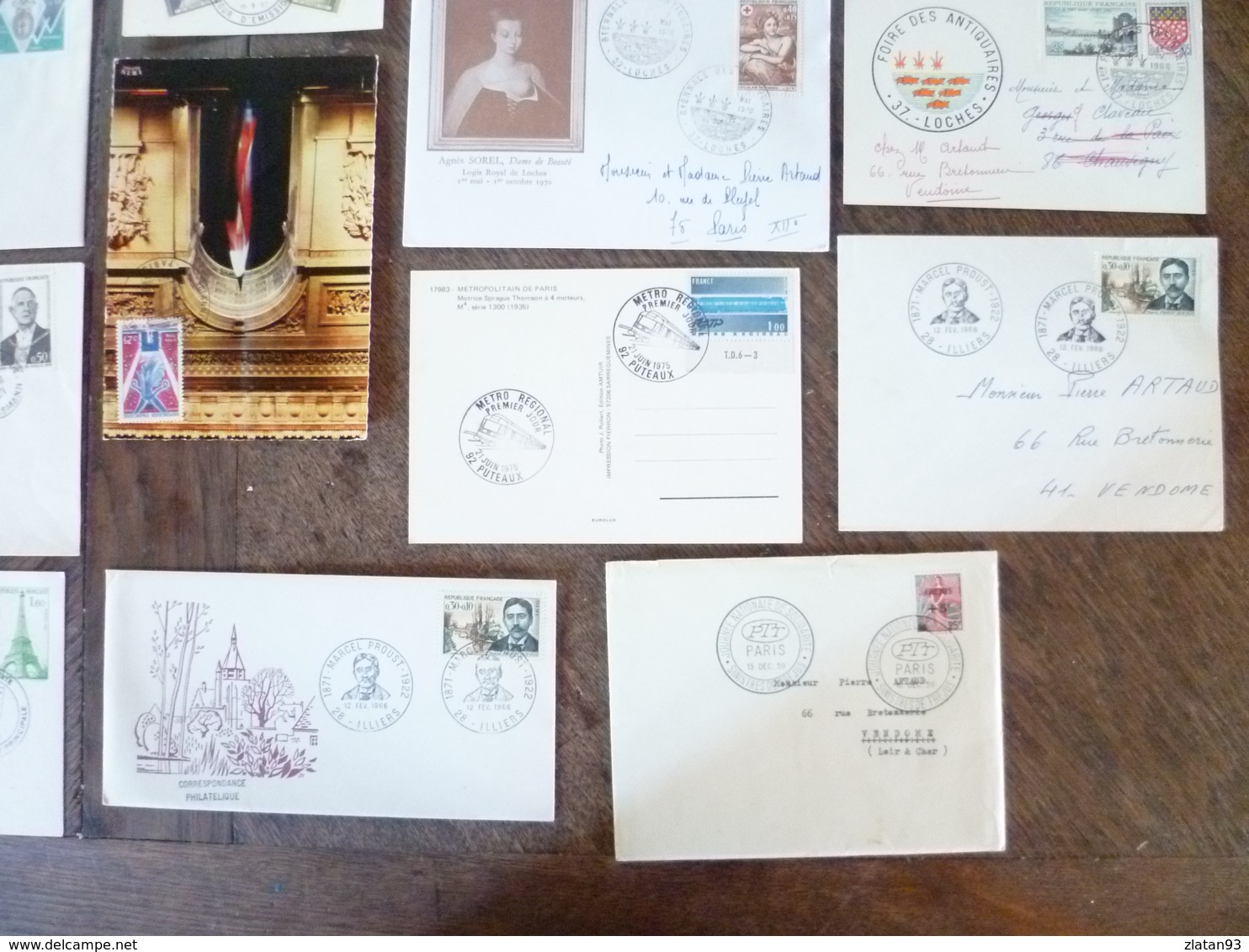 JOLI LOT 16 ENVELOPPES Ou CP Diverses FOIRE, COMMEMORATION, JOURNEE SOLIDARITE, RATP, SNCF, Etc.... - 1960-1969