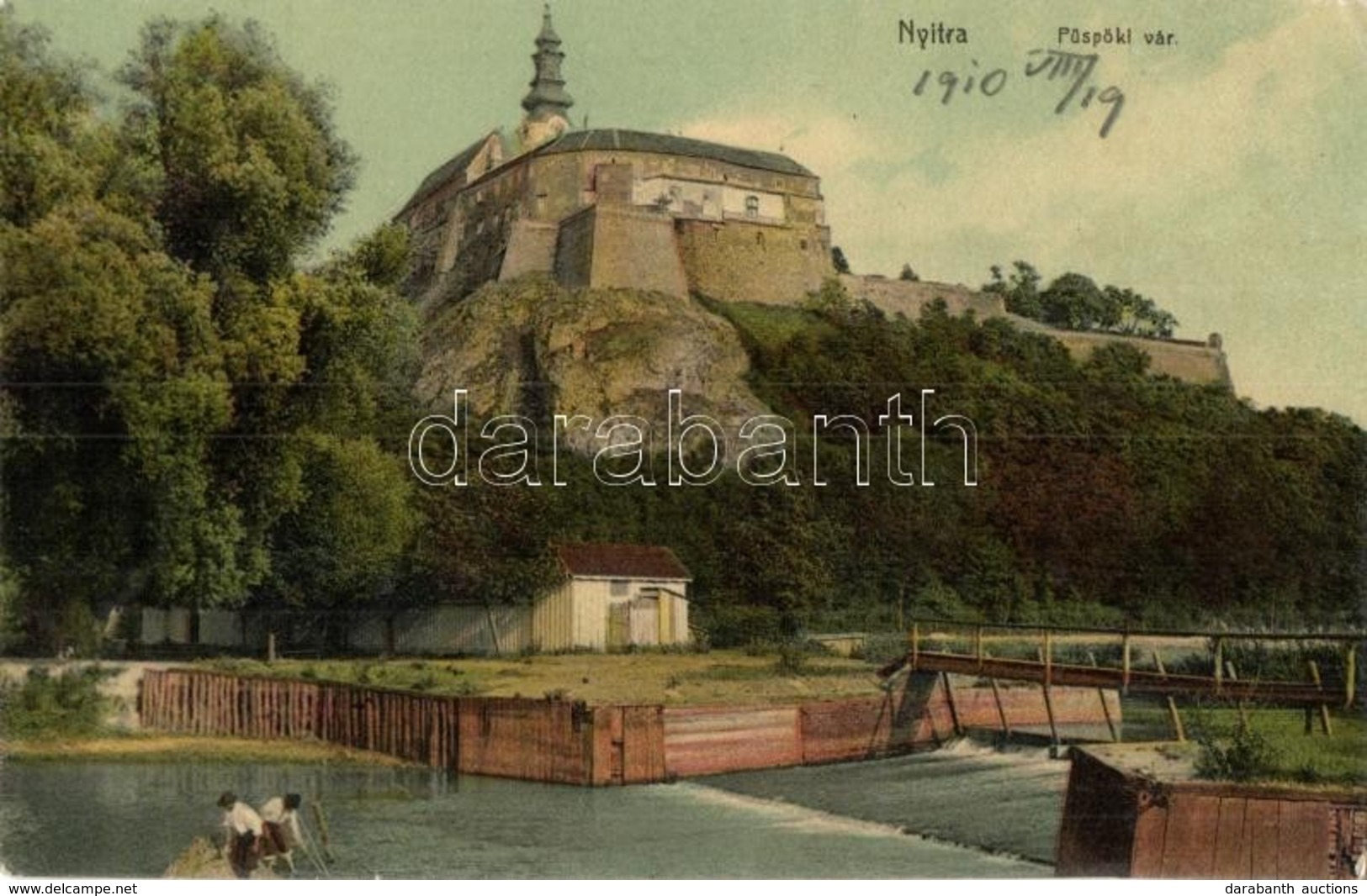 T2/T3 Nyitra, Nitra; Püspöki Vár, Híd. Fürst Sz. Kiadása / Bishop's Castle, Bridge (EK) - Non Classificati