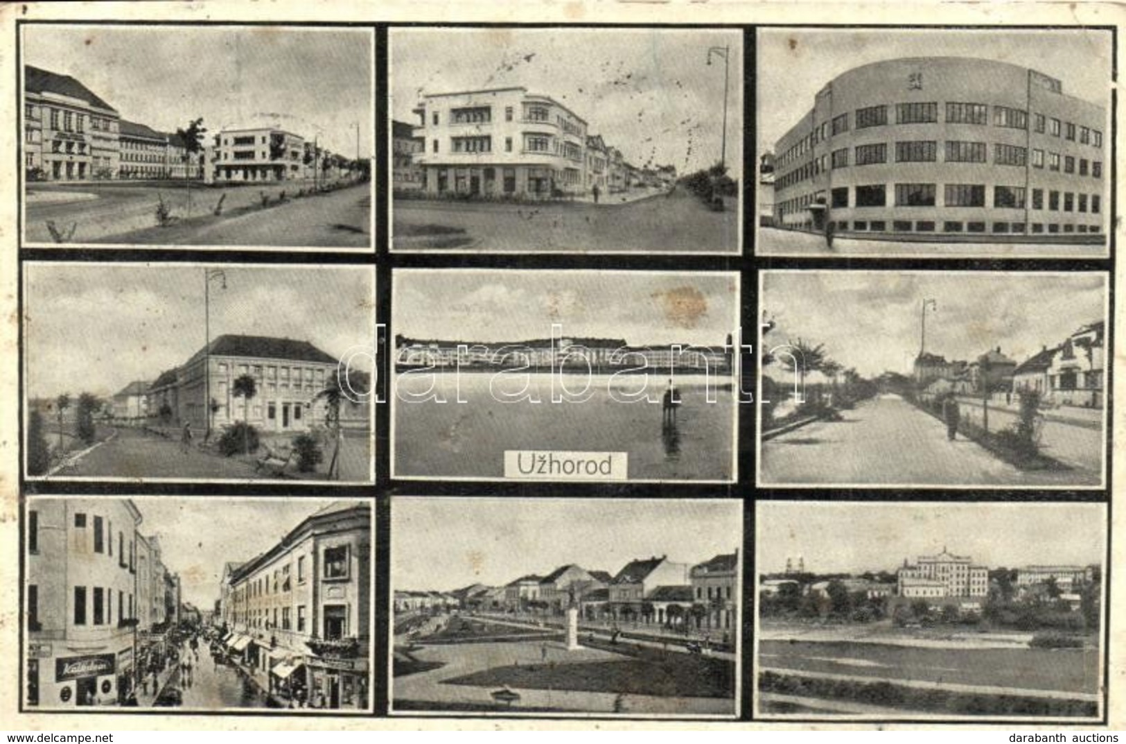 * T3 Ungvár, Uzshorod, Uzhhorod, Uzhorod; Mozaiklap / Multi-view Postcard + 1938 Ungvár Visszatért So. Stpl. (fl) - Non Classificati