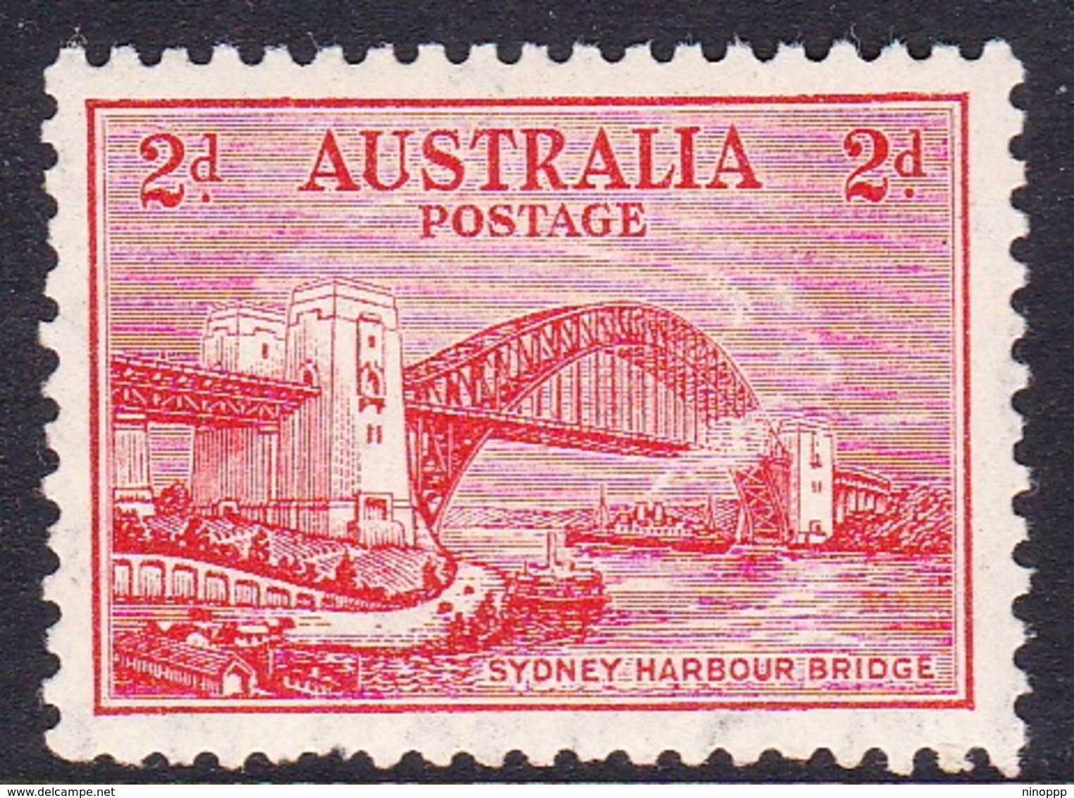 Australia SG 144 1932 Opening Of Sydney Harbour Bridge,2d Scarlet,Typo, Mint Never Hinged - Mint Stamps