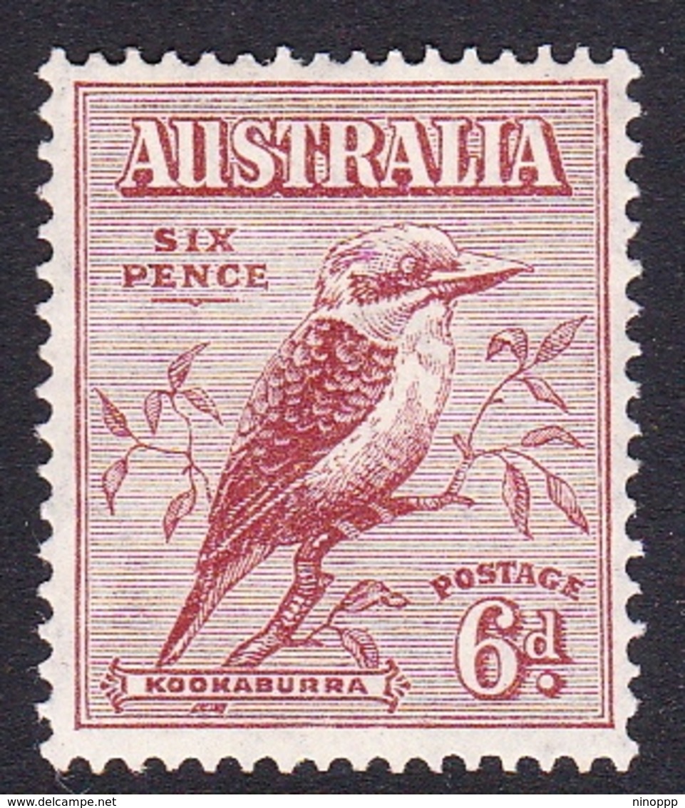 Australia SG 146 1932 Kookaburra 6d Red-brown, Mint Hinged - Neufs