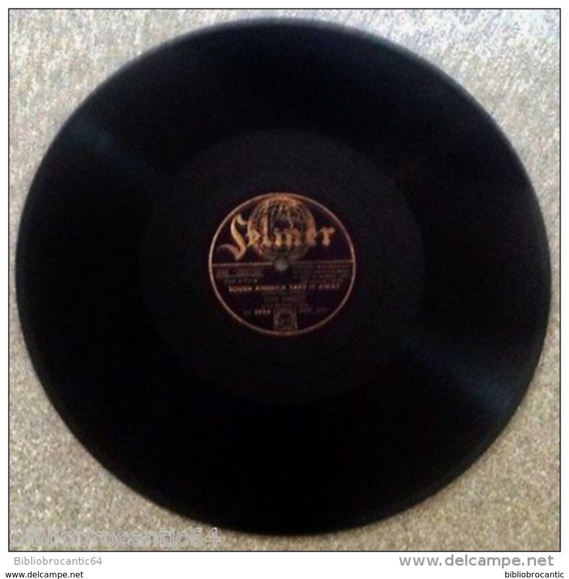 78 TOURS "DOM BARRETO"< SOUTH AMERICA TAKE IT AWA // BIM BAM BUM < SELMER  SV 2956 - 78 Rpm - Schellackplatten