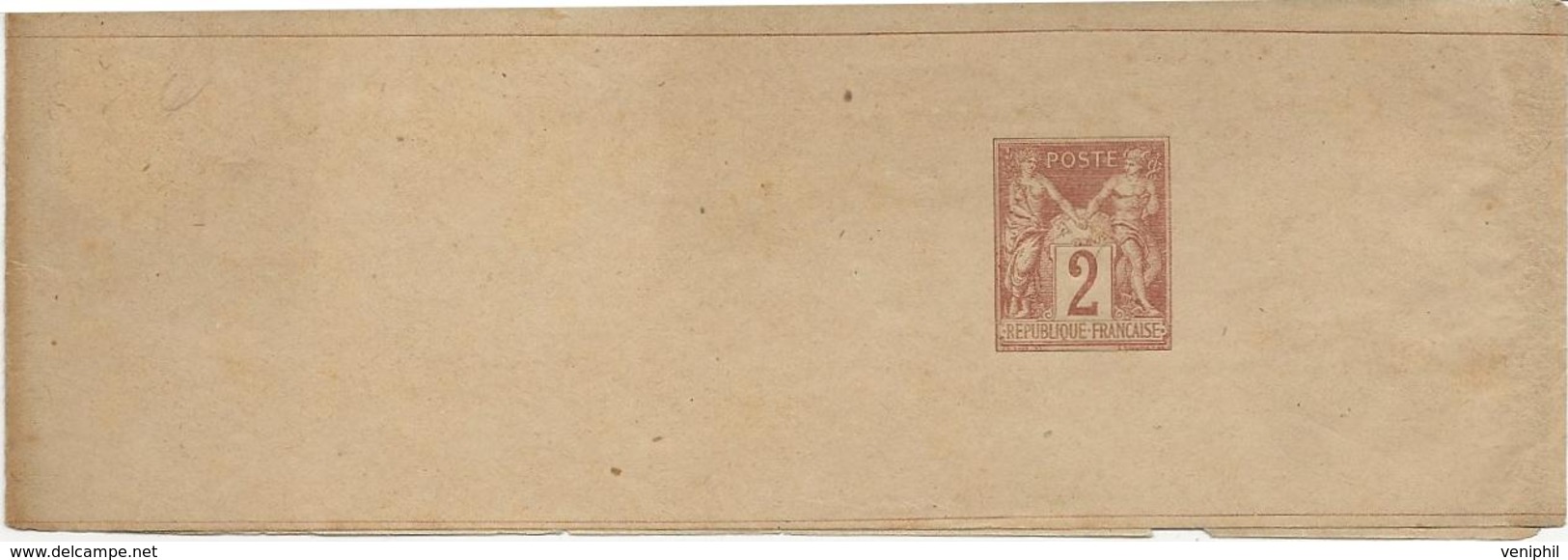 ENTIER POSTAL - BANDE JOURNAUX  N° 108 -BJ5 -ANNEE 1901-1924 - Cartes Précurseurs