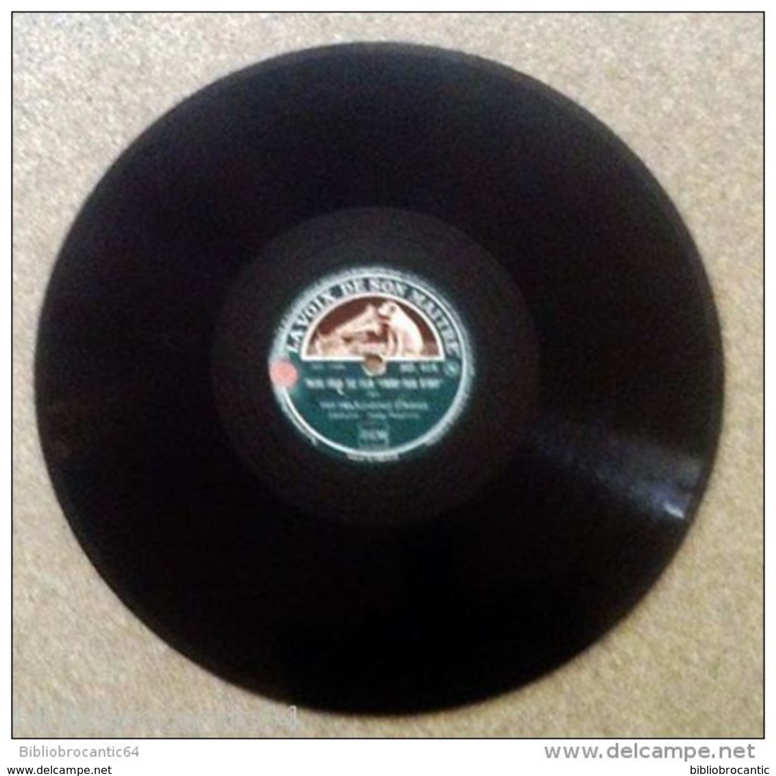 78TRS*MELACHRINO STRINGS* From Film FRONT PAGE STORY < VOIX DE SON MAITRE  S.G.614 - 78 Rpm - Schellackplatten