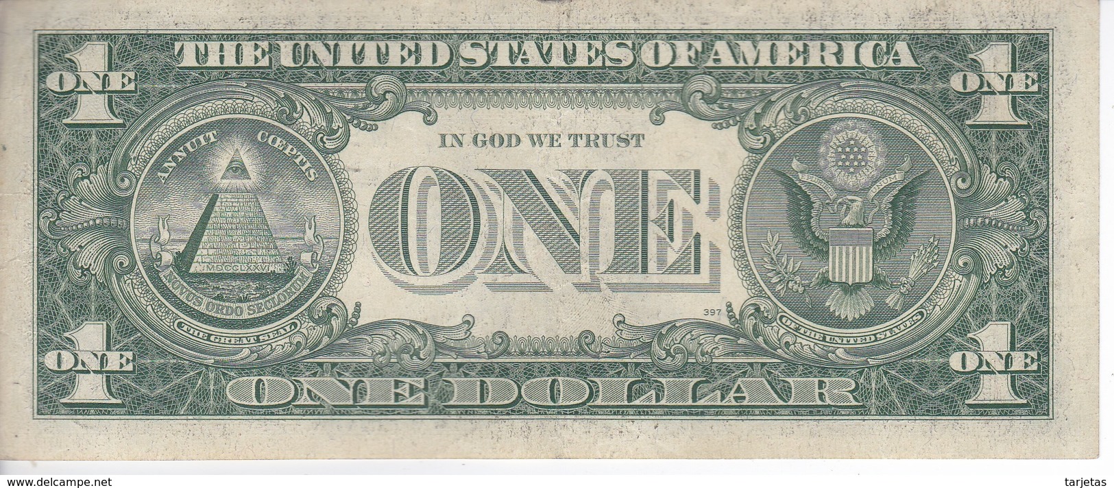 BILLETE DE ESTADOS UNIDOS DE 1 DOLLAR DEL AÑO 1957 A LETRA M-A WASHINGTON  (BANK NOTE) - Billetes De La Reserva Federal (1928-...)