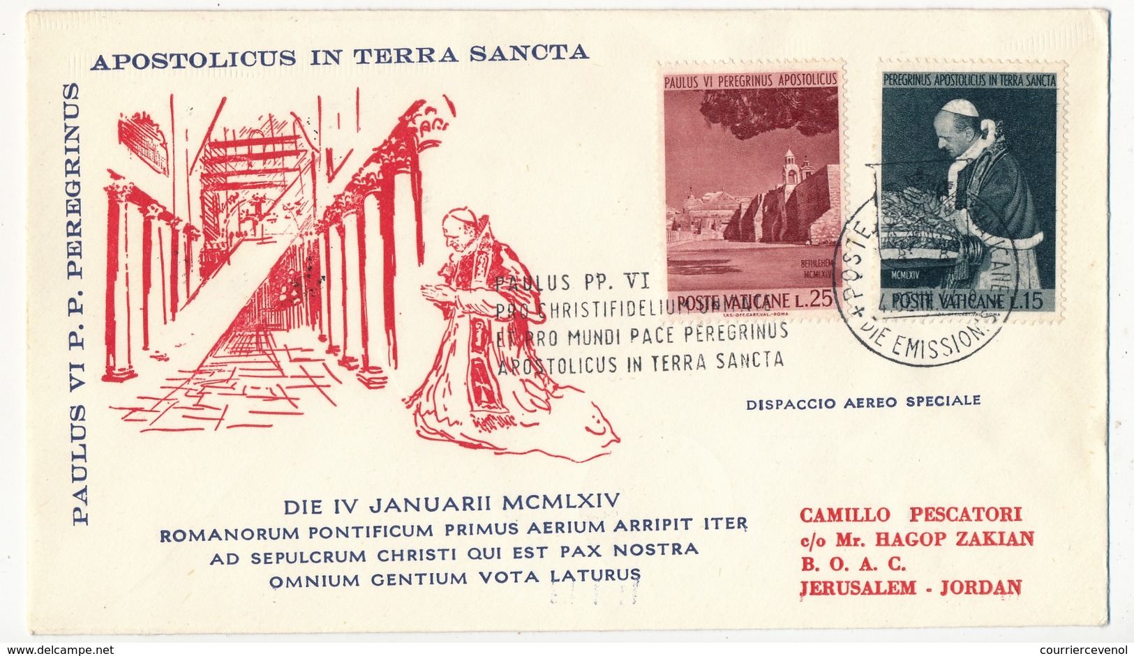 VATICAN - 3 Enveloppes FDC - 1963 - FDC