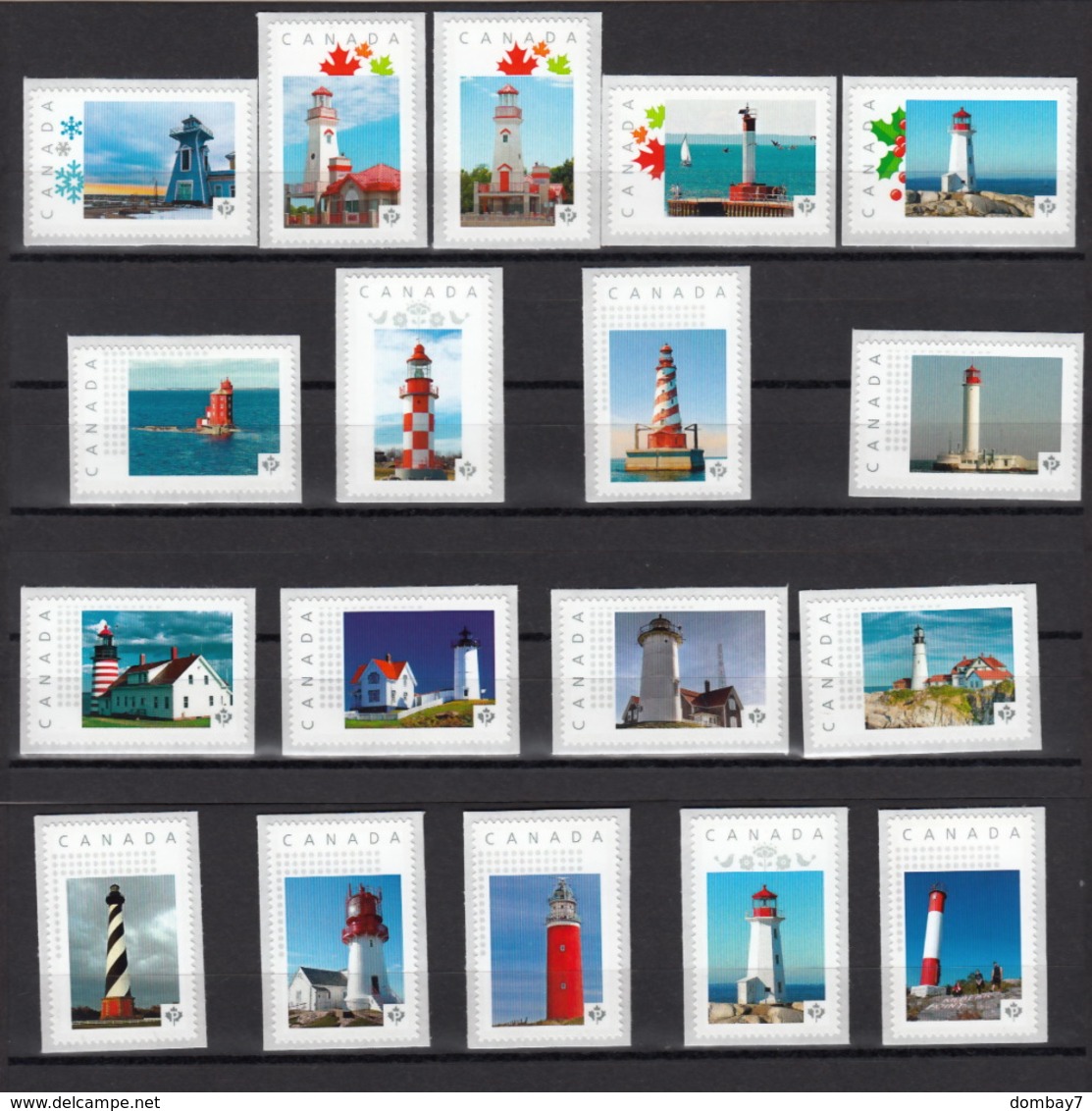 LIGHTHOUSES, FARO, FANAL, LEUCHTTURM, PHARE MNH Stamps LIMITED! ONLY 2 Collection Available! ONLY HERE! Canada 2014-18 - Lighthouses