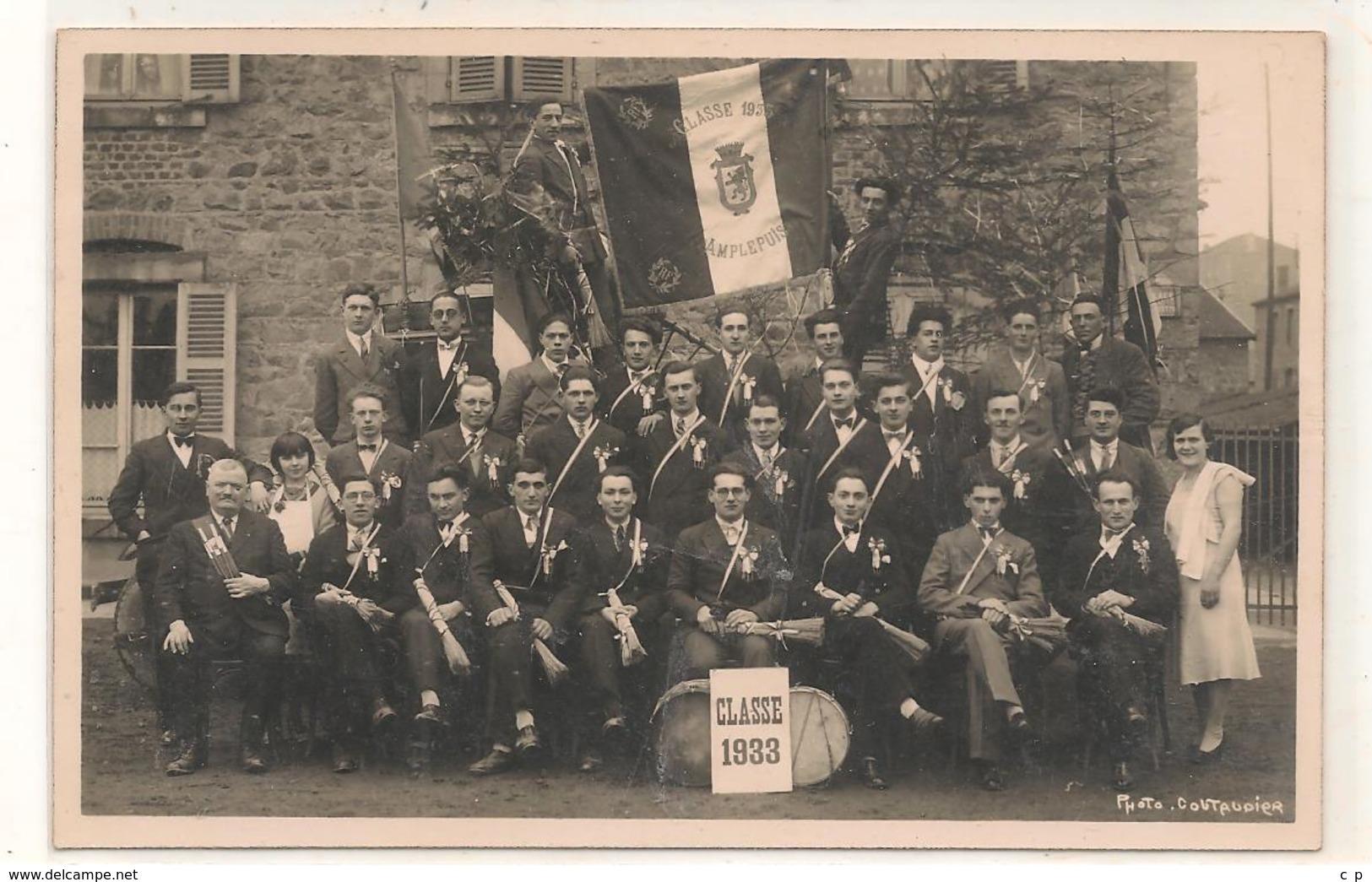 Beaujeu - Classe 1933  - Conscrits  - Carte Photo - CPA° - Amplepuis