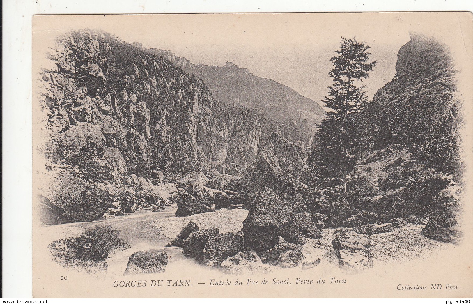 Cp , 48 , GORGES Du TARN , Entrée Du Pas De Souci, Perte Du Tarn - Gorges Du Tarn