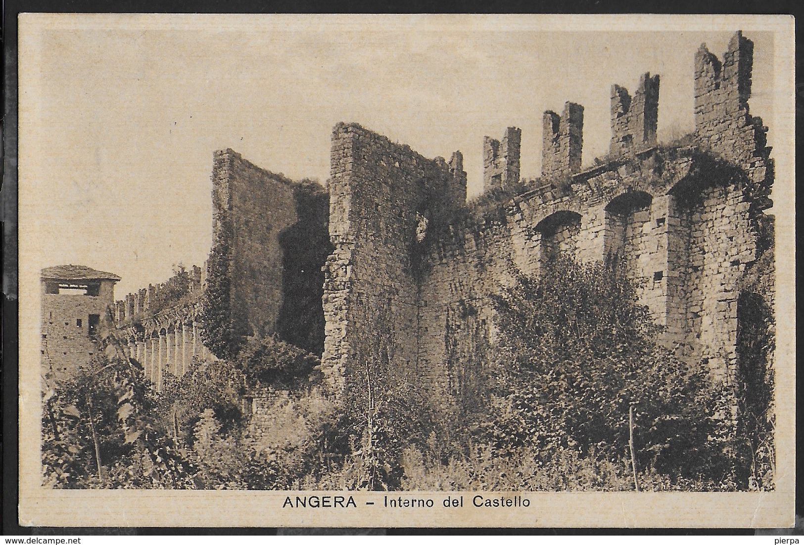 LOMBARDIA - ANGERA (VA) - IL CASTELLO - EDIZ.BROVELLI - FORMATO PICCOLO - VIAGGIATA 1937 - Altri & Non Classificati