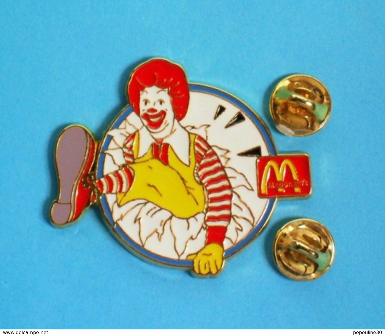 1 PIN'S //   ** RONALD / CLOWN McDONALD'S ** . (Tirage 200 / McDonald's&reg; Made In U.S.A. Set Of 200) - McDonald's