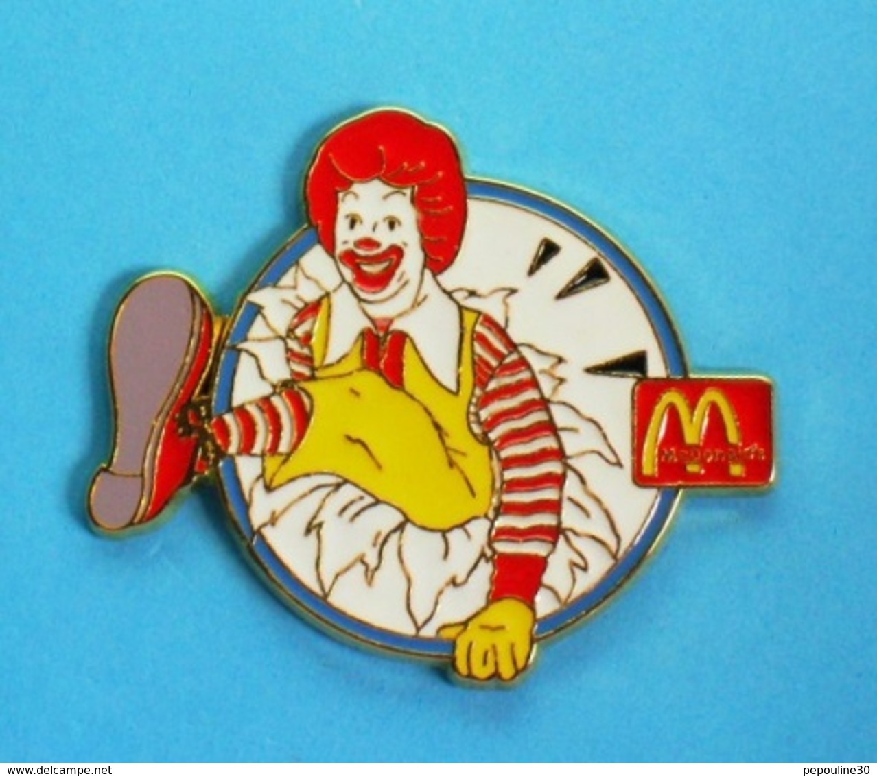 1 PIN'S //   ** RONALD / CLOWN McDONALD'S ** . (Tirage 200 / McDonald's&reg; Made In U.S.A. Set Of 200) - McDonald's