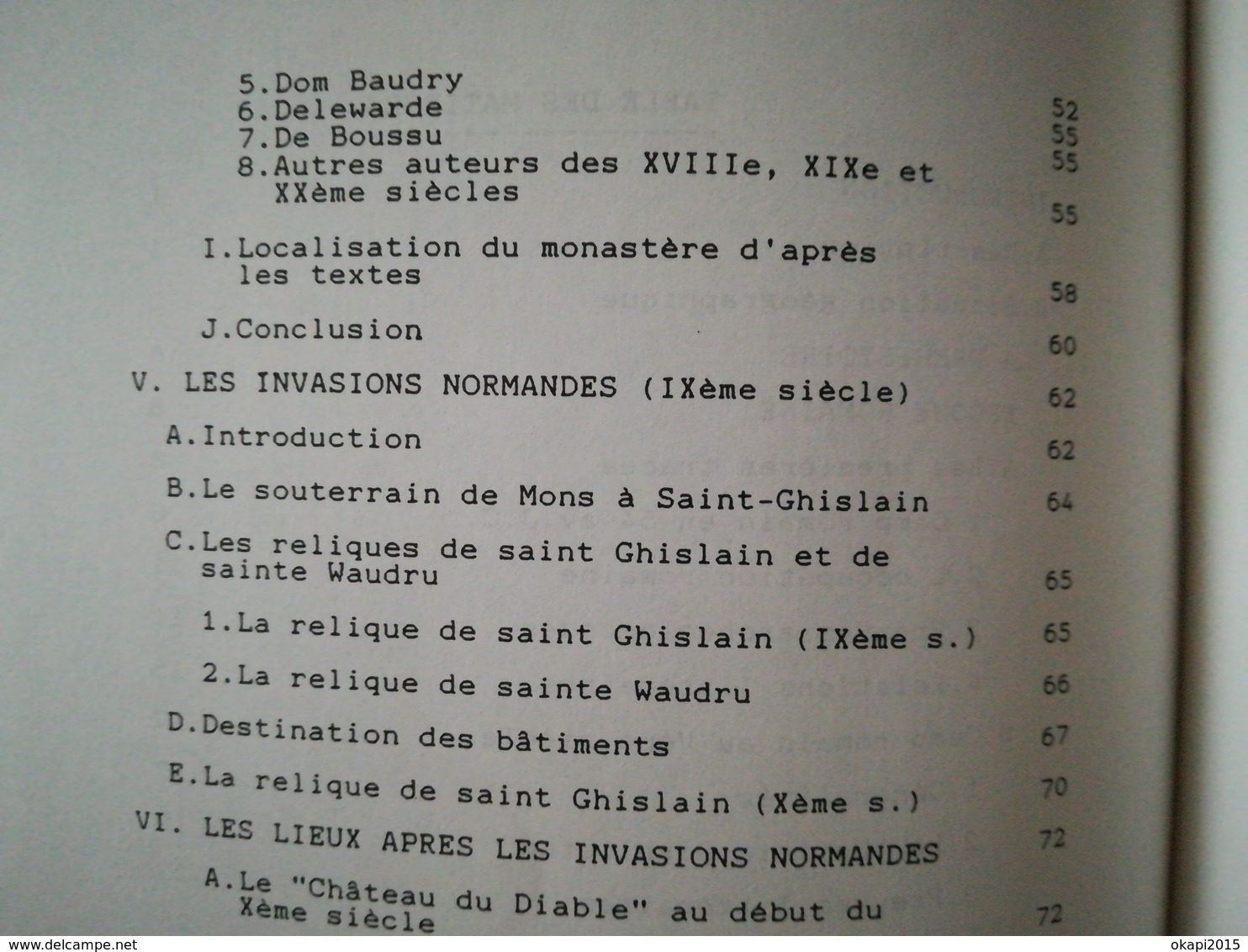 LE CHÂTEAU DU DIABLE À QUAREGNON PAR W. THOMAS ANNÉE 1989 LIVRE RÉGIONALISME WALLONNIE HAINAUT BELGIQUE BORINAGE