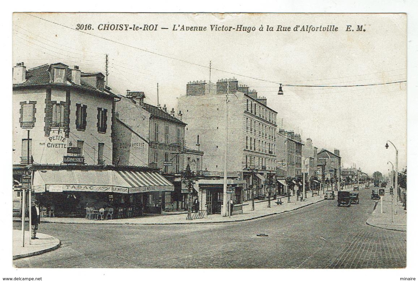 CHOISY Le ROI - Avenue Victor-Hugo à La Rue D'Alfortville - Circulée 1950 - Choisy Le Roi