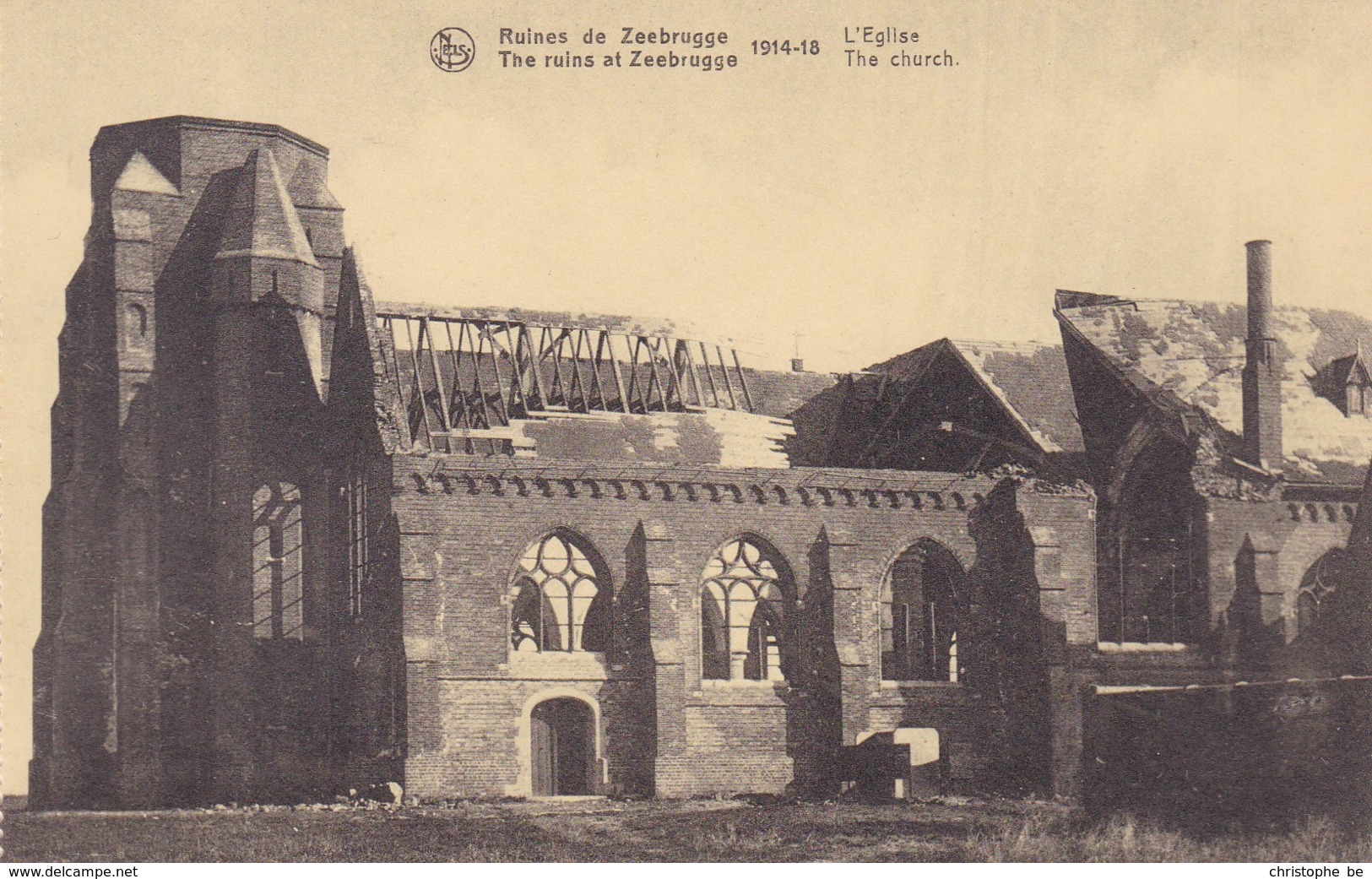 Ruines De Zeebrugge, L'Eglise (pk49504) - Zeebrugge