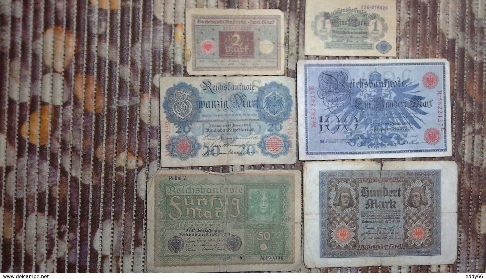 Lot Geldscheine Deutsches Reich - Colecciones