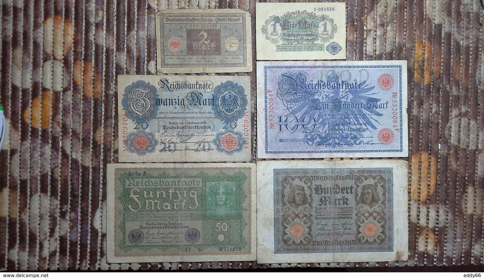 Lot Geldscheine Deutsches Reich - Colecciones