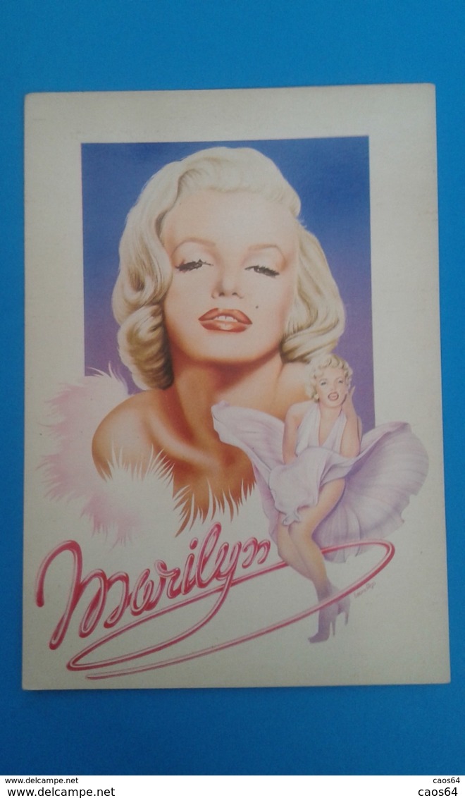 MARILYN MONROE   EDIZIONI BEATRICE D'ESTE CARTOLINA  NON VIAGGIATA - Actores