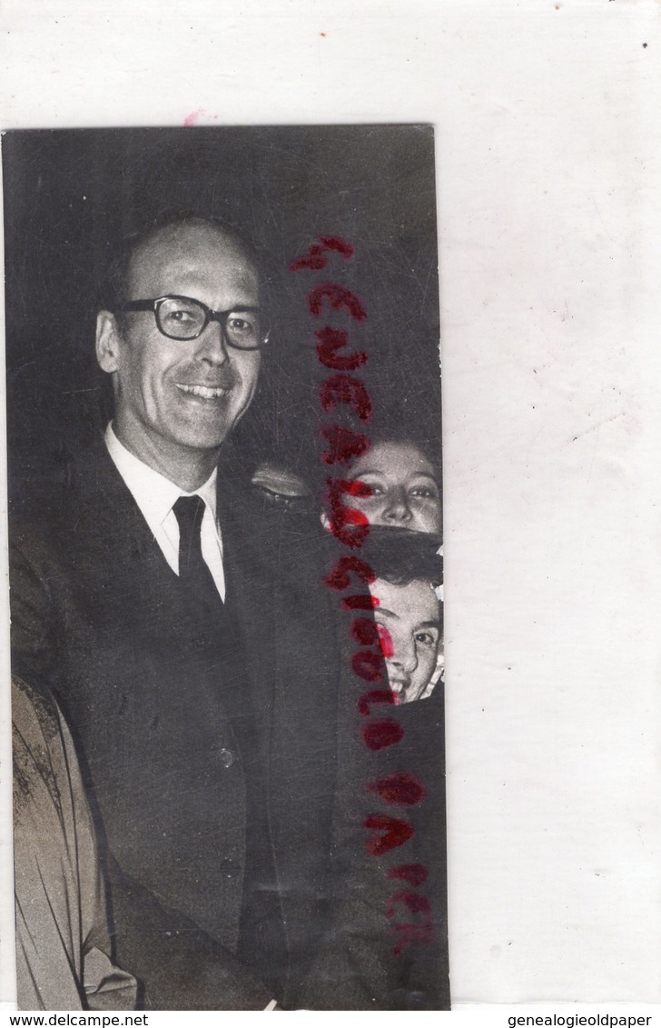 VALERY GISCARD D' ESTAING - RARE PHOTO ORIGINALE J. L BLANC - Célébrités