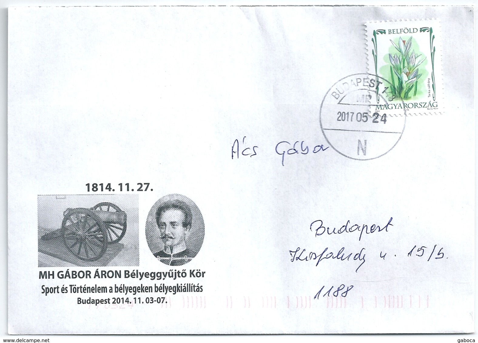 B1731 Hungary Fauna Plant Flower Special Cover - Lettres & Documents