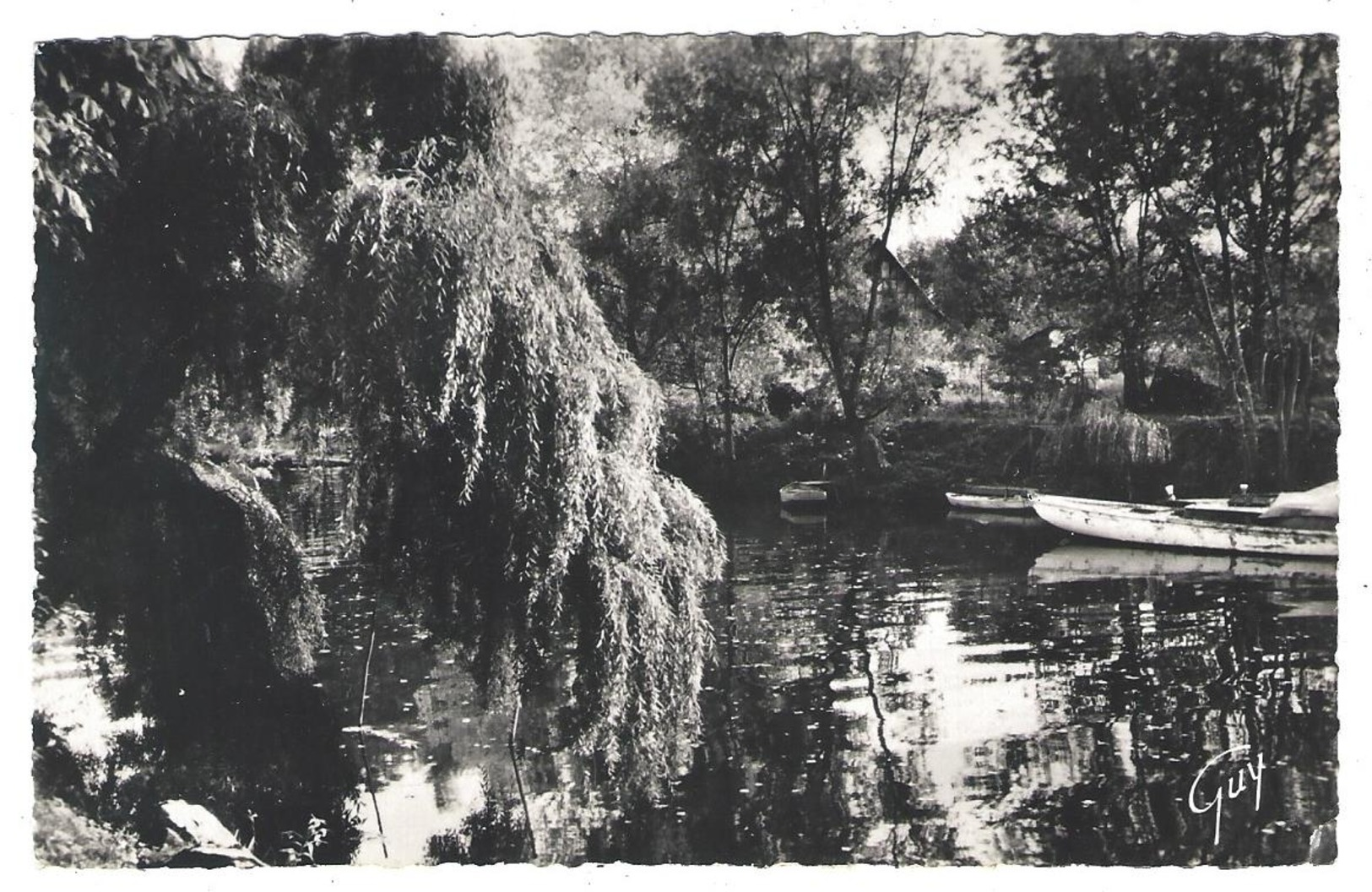 Vaux Sur Seine Sous-bois Au Bord De La Seine Canots - Autres & Non Classés