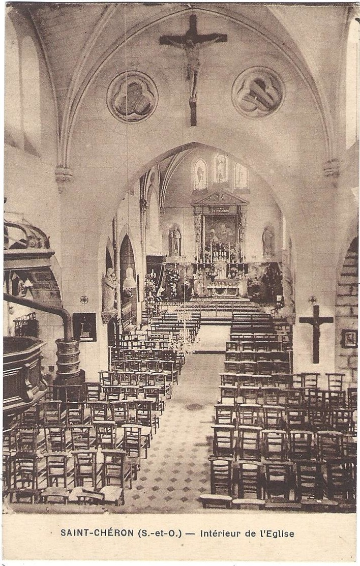 Saint-Chéron Intérieur De L' Eglise - Saint Cheron